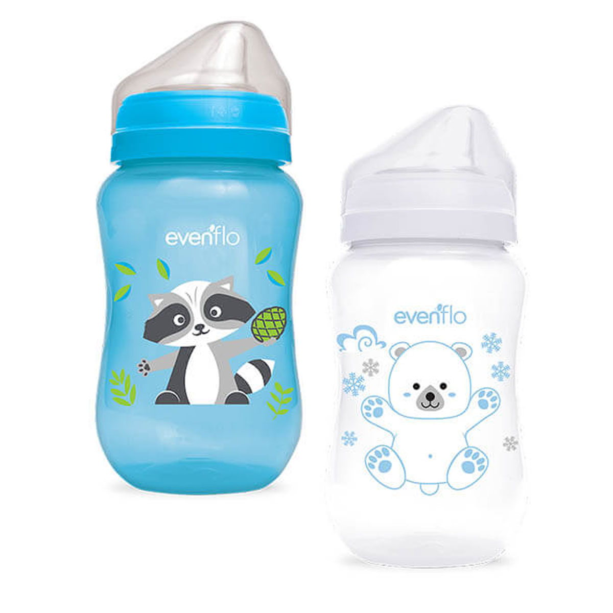 Paquete 2 Vasos Evenflo Boquilla Suave Pets.