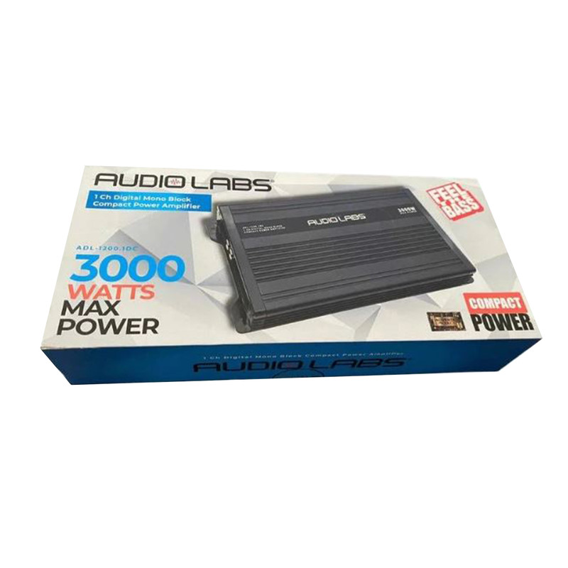 Amplificador Monoblock Audio Labs ADL-1200.1DC 3000 Watts Clase D 4 Ohms