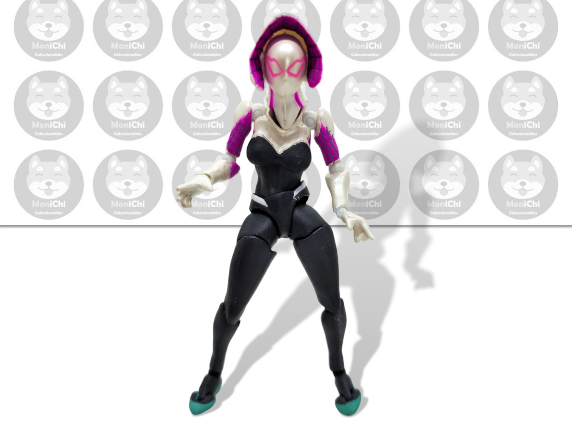 Spider Gwen Man Spiderman Yamaguchi Revoltech Figura Marvel