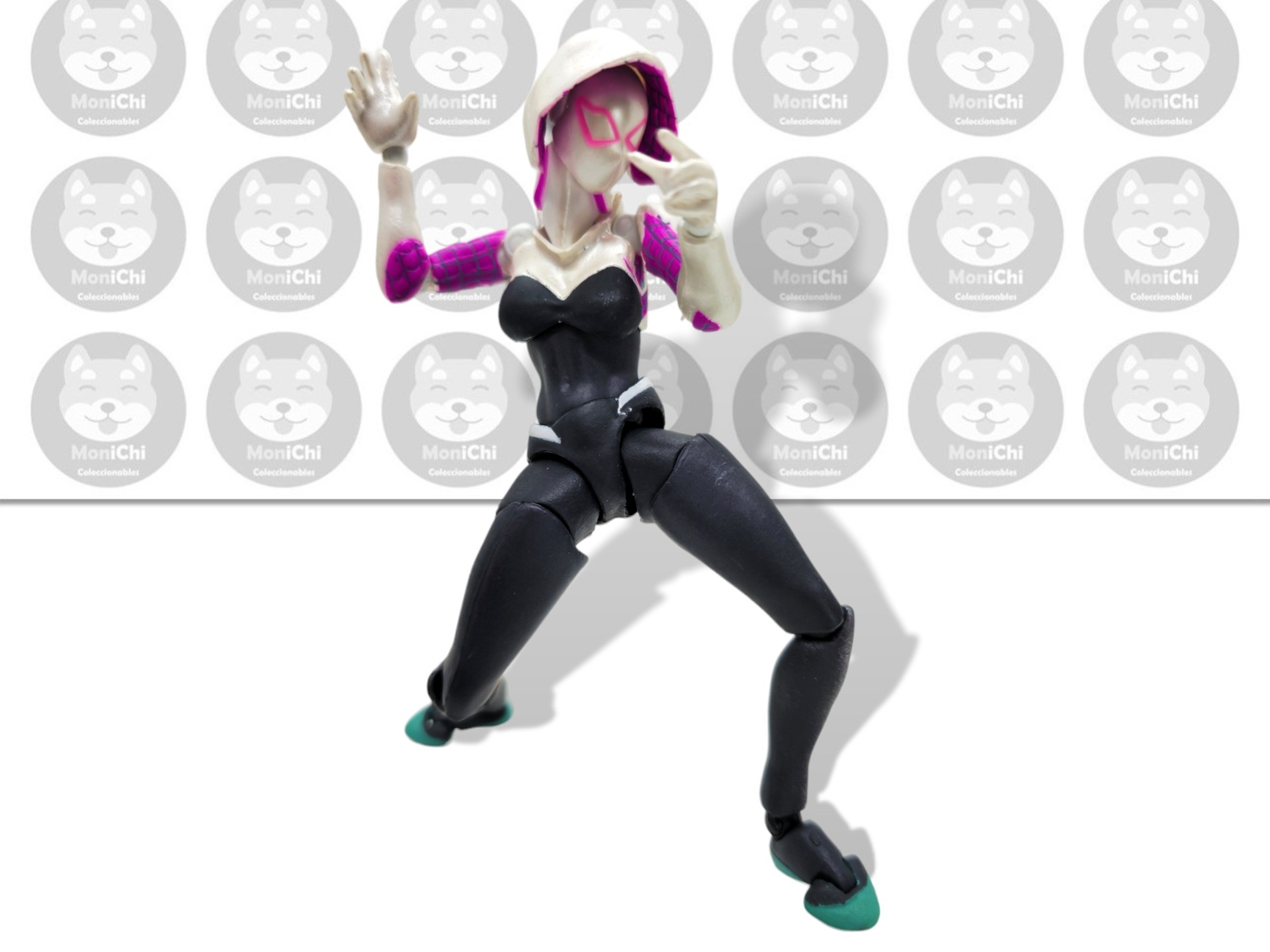 Spider Gwen Man Spiderman Yamaguchi Revoltech Figura Marvel