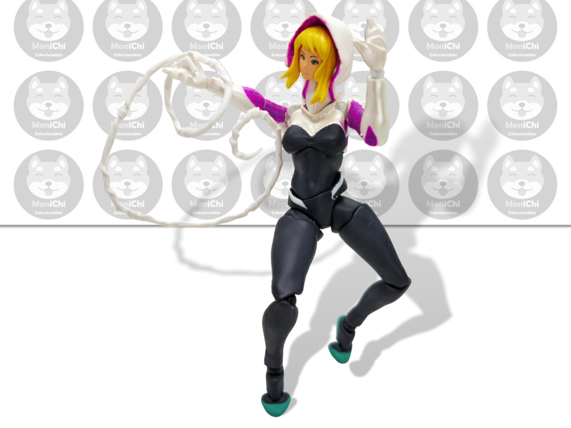 Spider Gwen Man Spiderman Yamaguchi Revoltech Figura Marvel