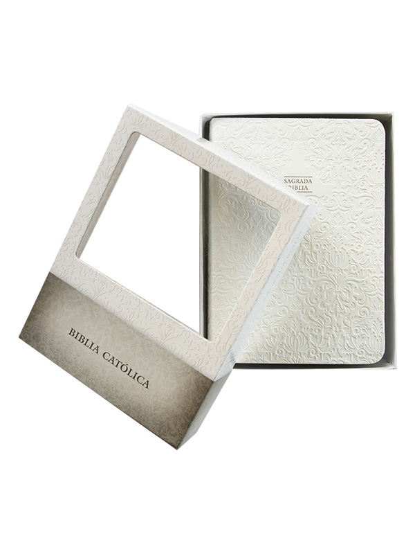Biblia Católica en español. Boda, bautizo, primera comunión, confirmación y cumpleaños. Caja de regalo.