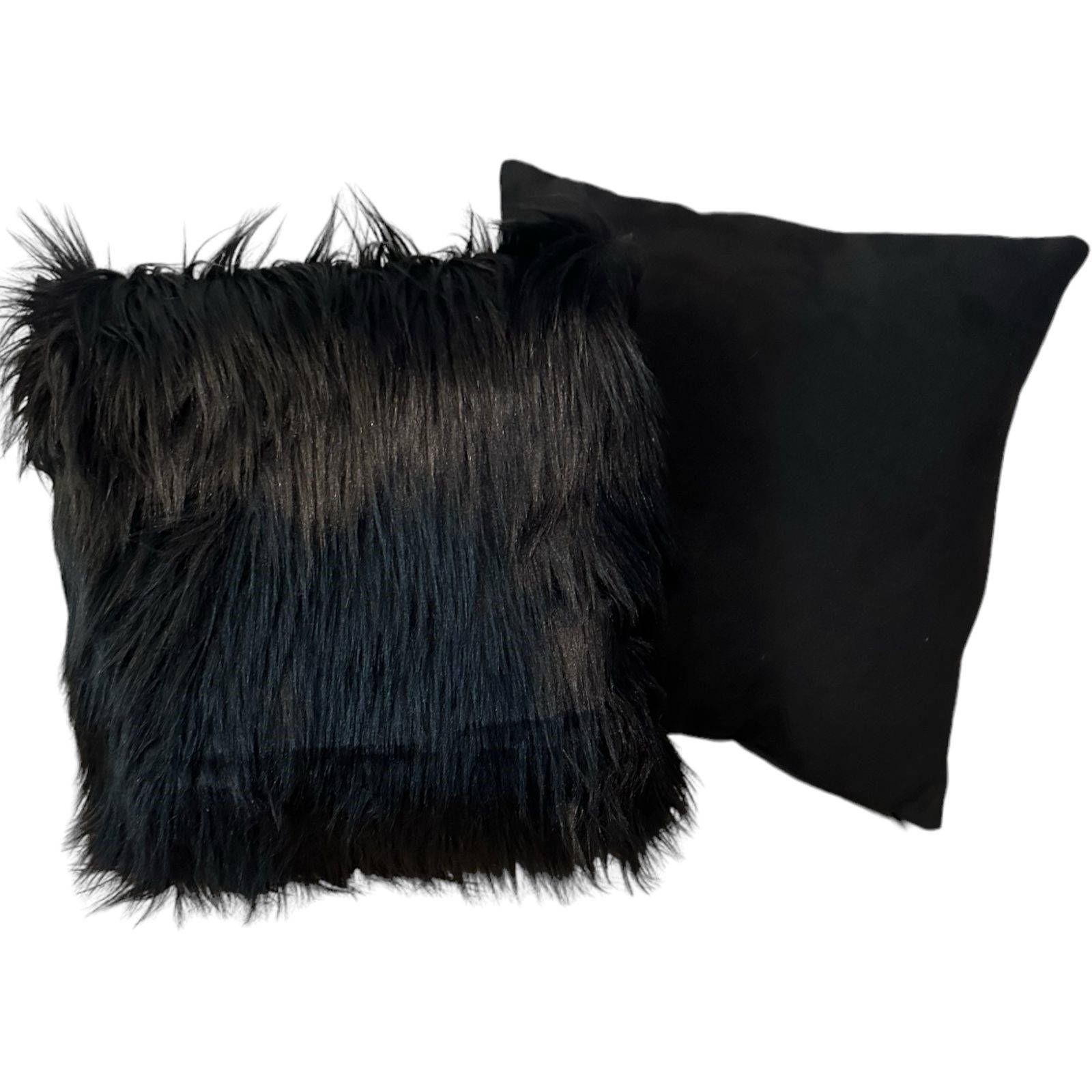 Pack Cojin Pelo largo y Suede Decorativo