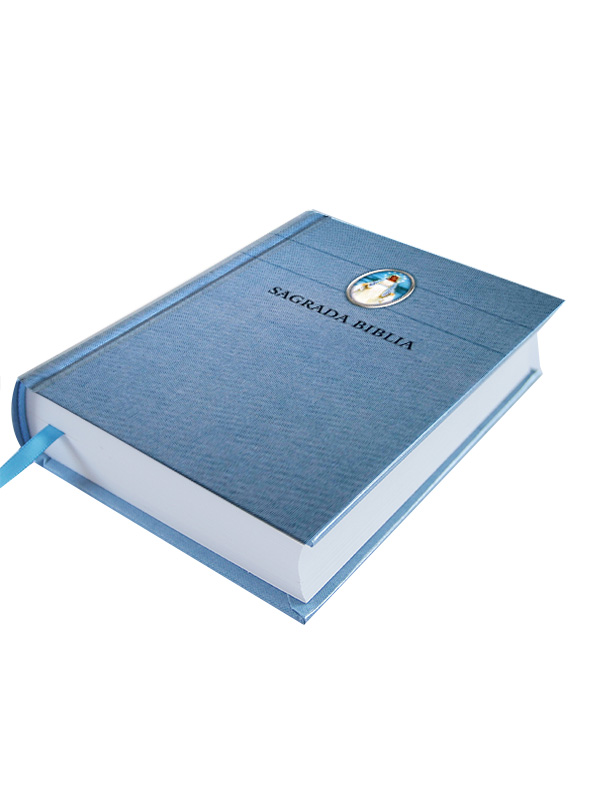 Biblia Católica En español Con Imagen de la Virgen Milagrosa 