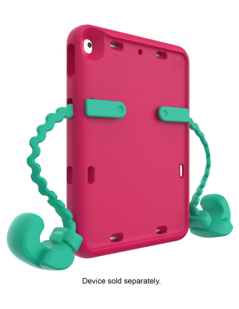 Funda Speck Case-E para Apple iPad 10.2" (7.ª y 8.ª) - Rojo Perforado/Verde Menta