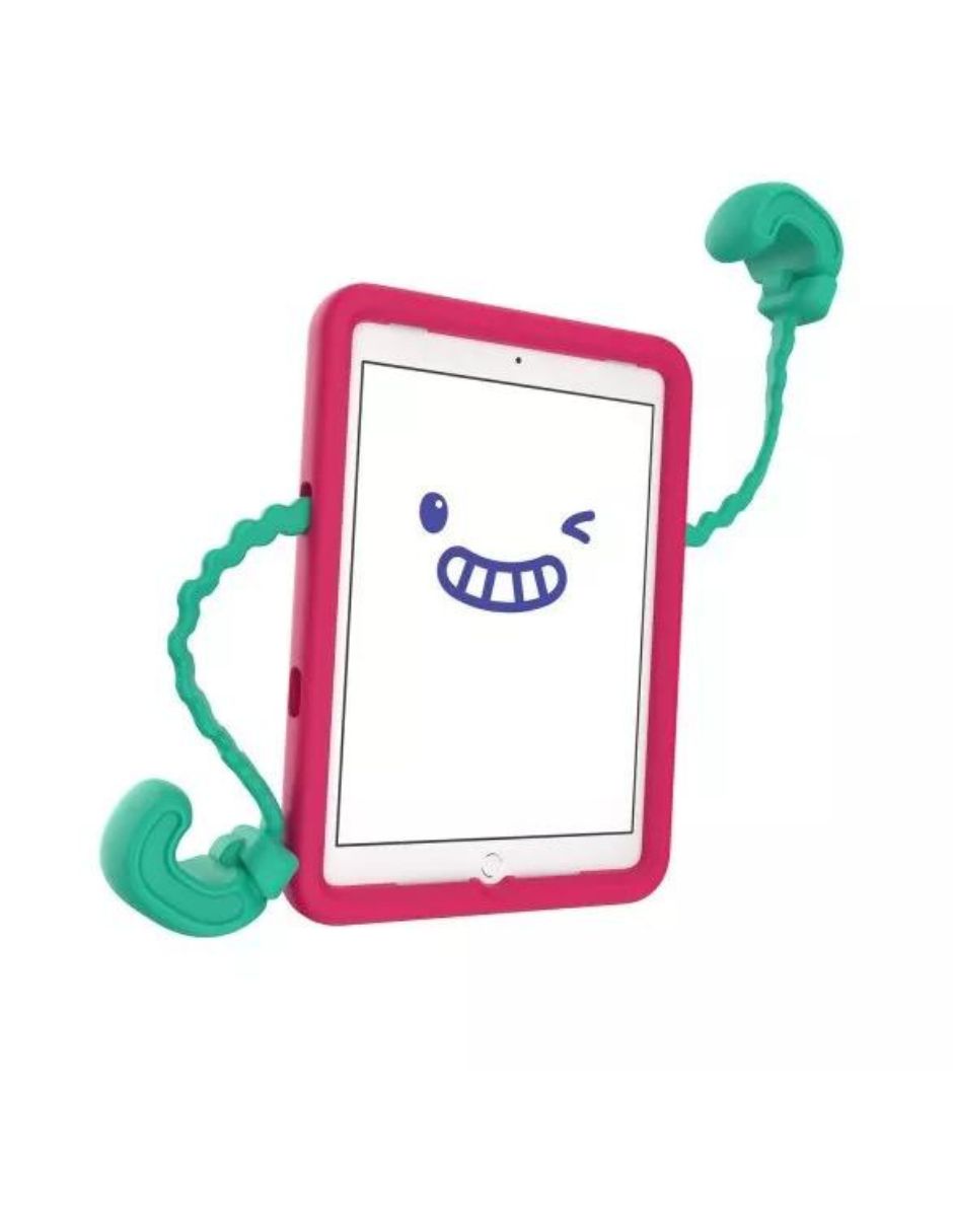 Funda Speck Case-E para Apple iPad 10.2" (7.ª y 8.ª) - Rojo Perforado/Verde Menta