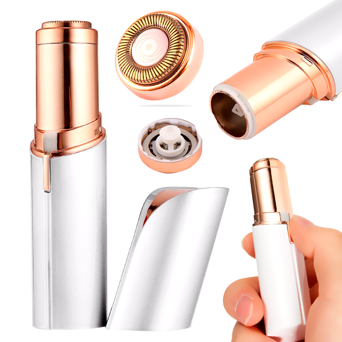 Depiladora facial portátil