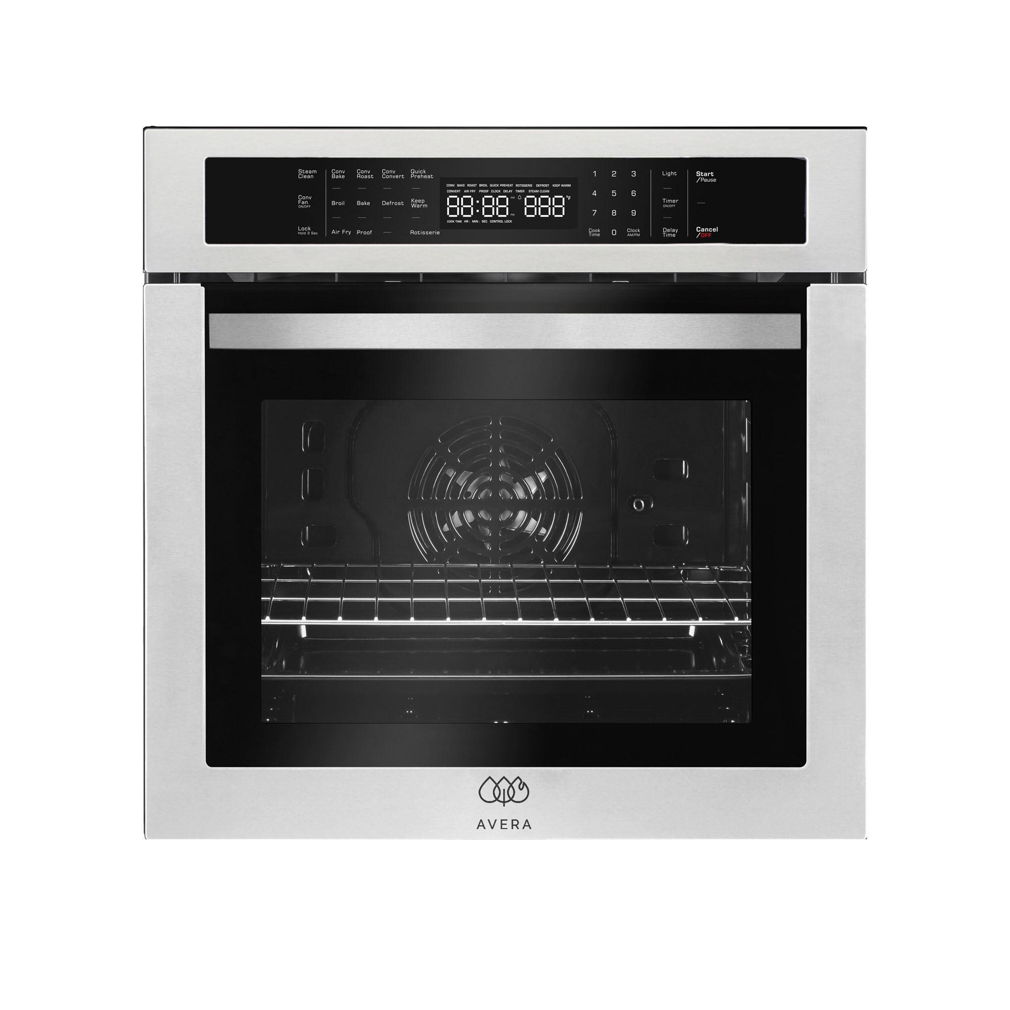 Horno Empotrable Digital Con Rostizador 58 Litros Gas LP Avera HE03DLP