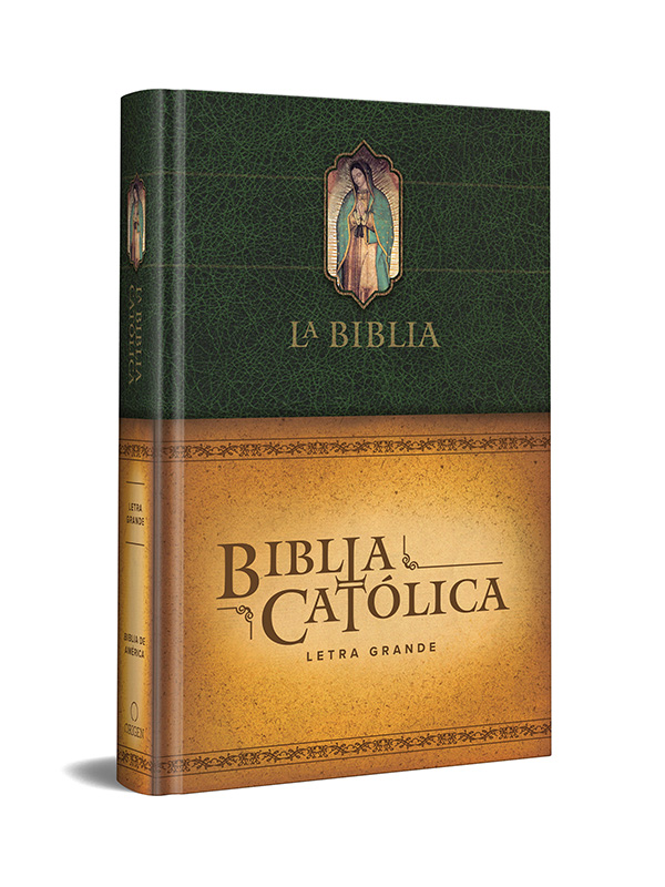 La Biblia Católica Con Diseño de  Virgen de Guadalupe
