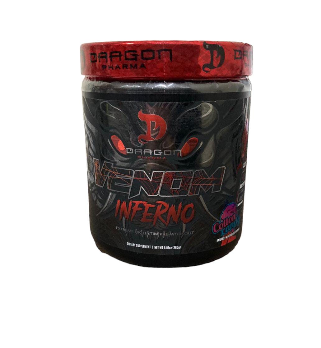 Pre Entreno Dragon Farma Venom Infierno 280 Gr 40 Serv .