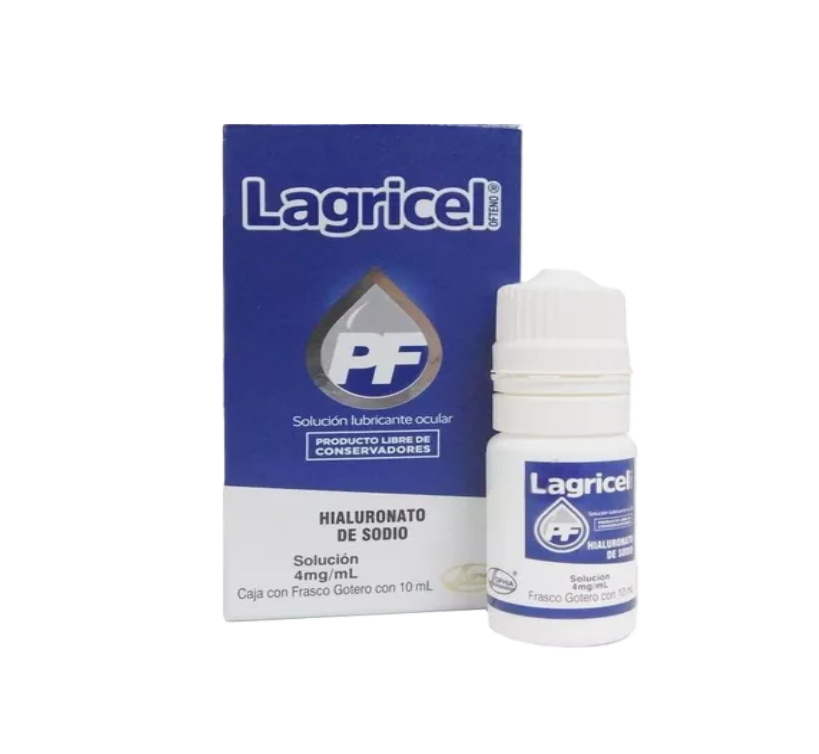 Lagricel Pf Ofteno Caja Con Frasco Gotero Con 10ml