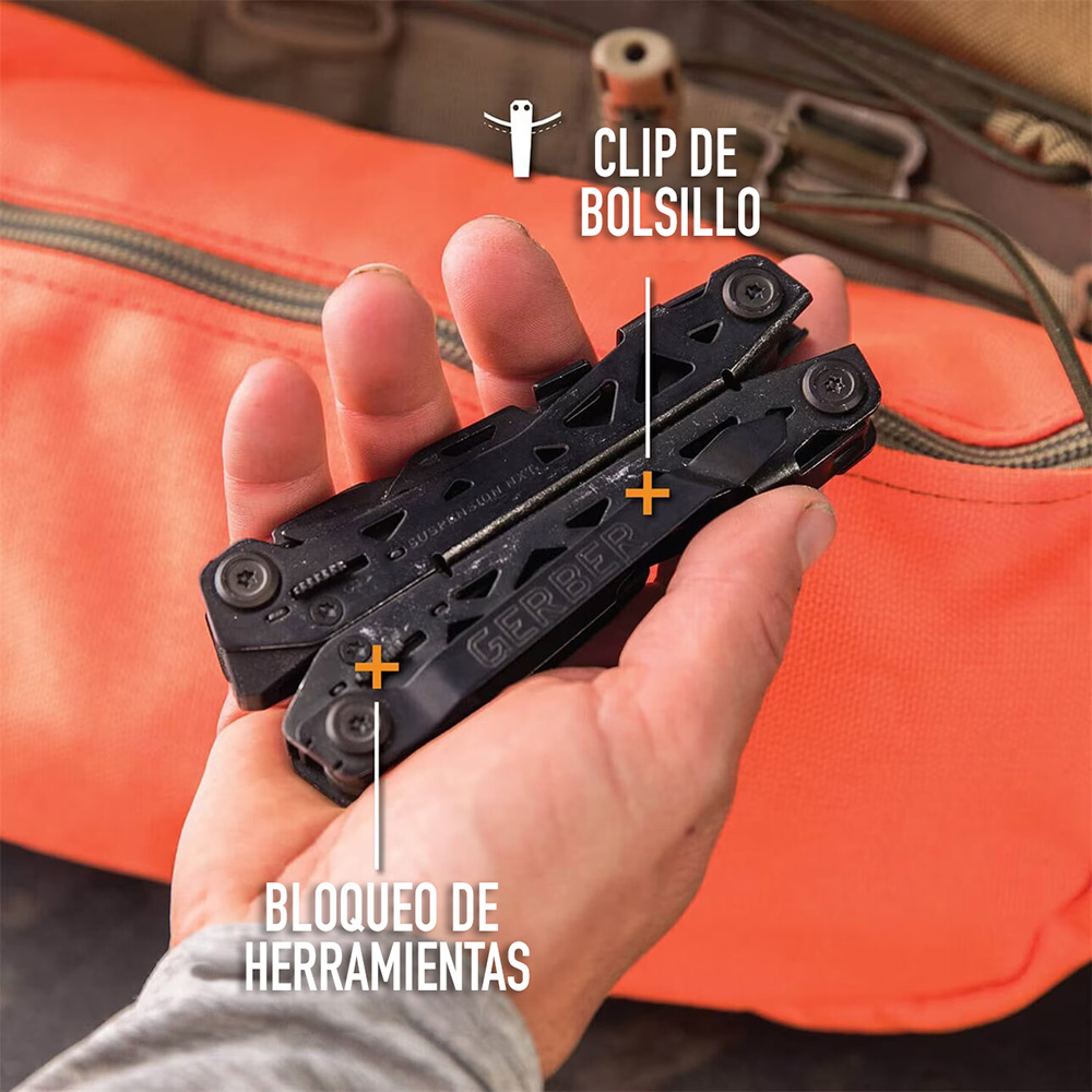 Multiherramienta Suspension NXT Negra Gerber