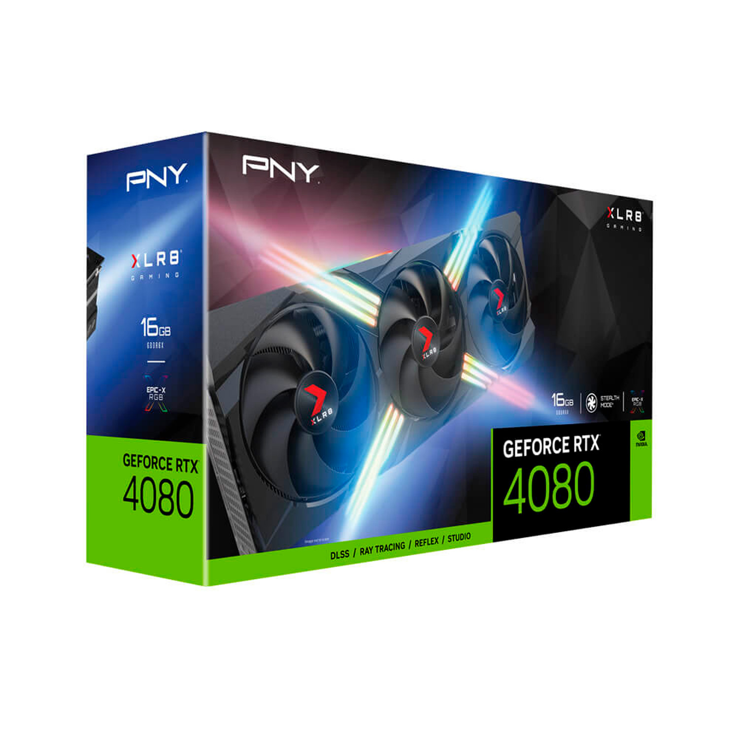 Tarjeta de Video Pny Rtx4080 Verto 16Gb XLR8 Gaming Oc Rgb Gddr6x Hdmi Display Port VCG408016TFXXPB1-O.