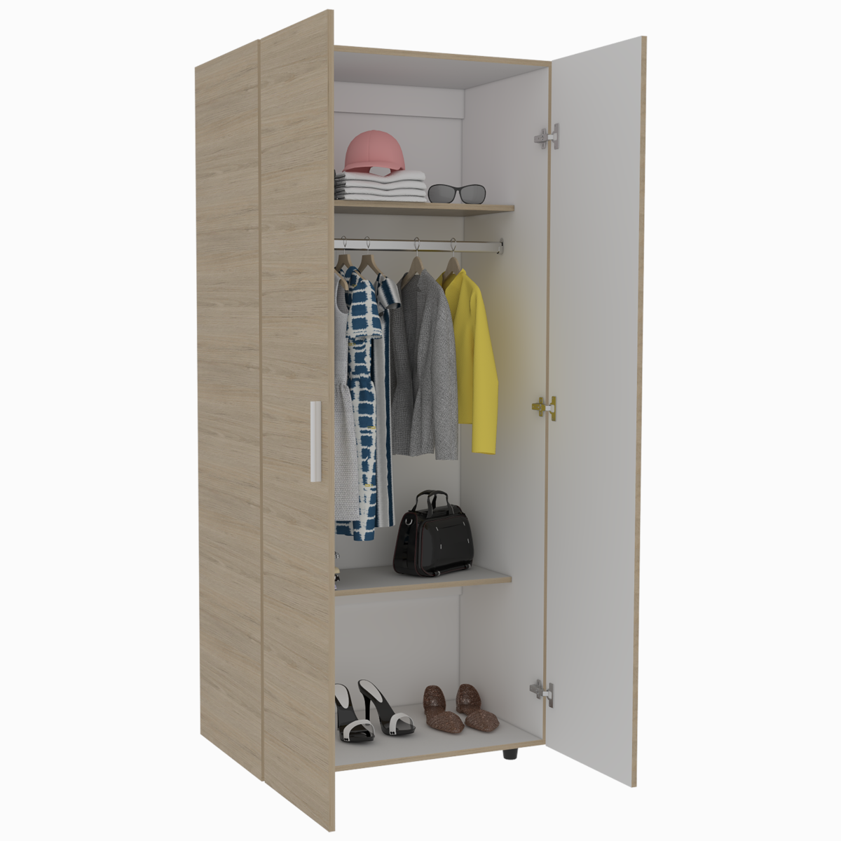 CLOSET ARMABLE MODELO HOGAR BASICO ROVERE EXCELSIOR