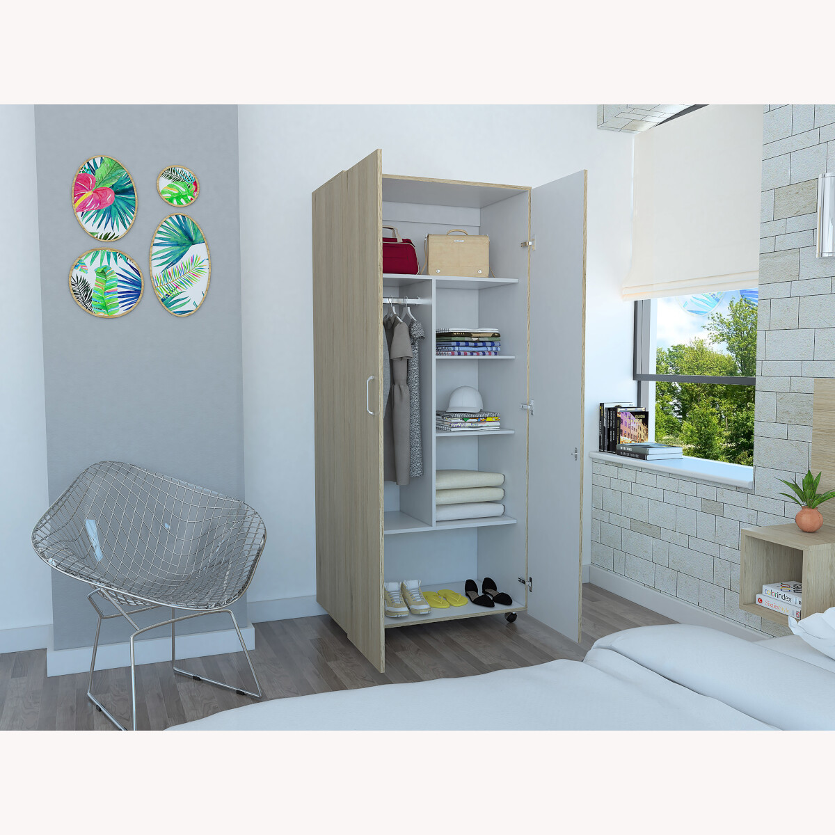 CLOSET ARMABLE MODELO IKO ROVERE EXCELSIOR