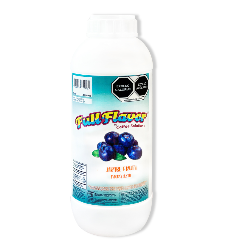 Concentrado De Fruta Sabor Mora Azul 1,200ml