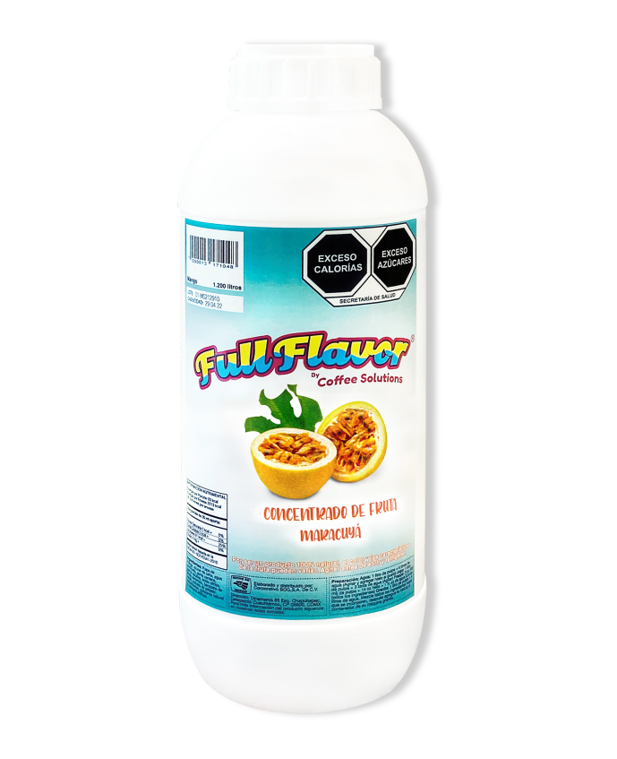 Concentrado De Fruta Sabor Maracuya 1,200ml