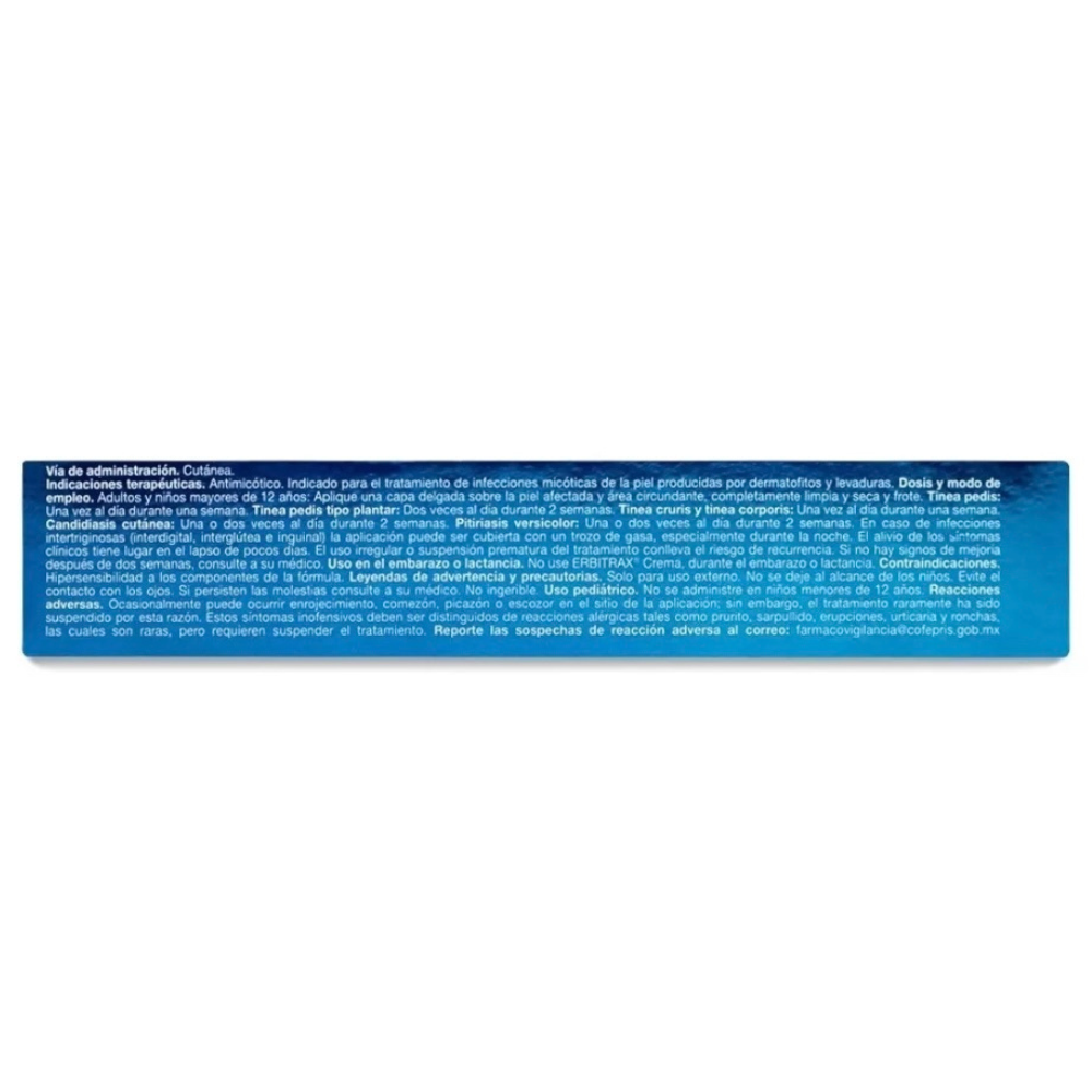 Tratamiento Medicamento Antimicótico Hongos Erbitax-T Terbinafina 3 Cremas Pomadas con 30 g c/u