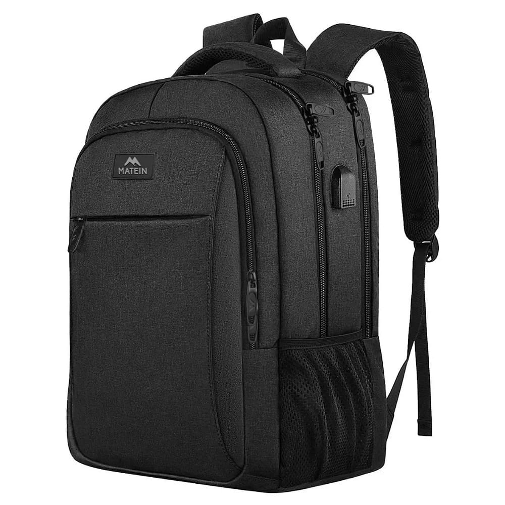Mochila Para Laptop De 15.6 Pulgadas, Mochila De Viaje Para Laptop, Con Puerto Carga Usb, Ideal Para Negocios, Mejor Mochila Para Escolar, Antirrobo