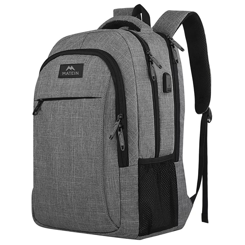 Mochila Para Laptop De 15.6 Pulgadas, Mochila De Viaje Para Laptop, Con Puerto Carga Usb, Ideal Para Negocios, Mejor Mochila Para Escolar, Antirrobo