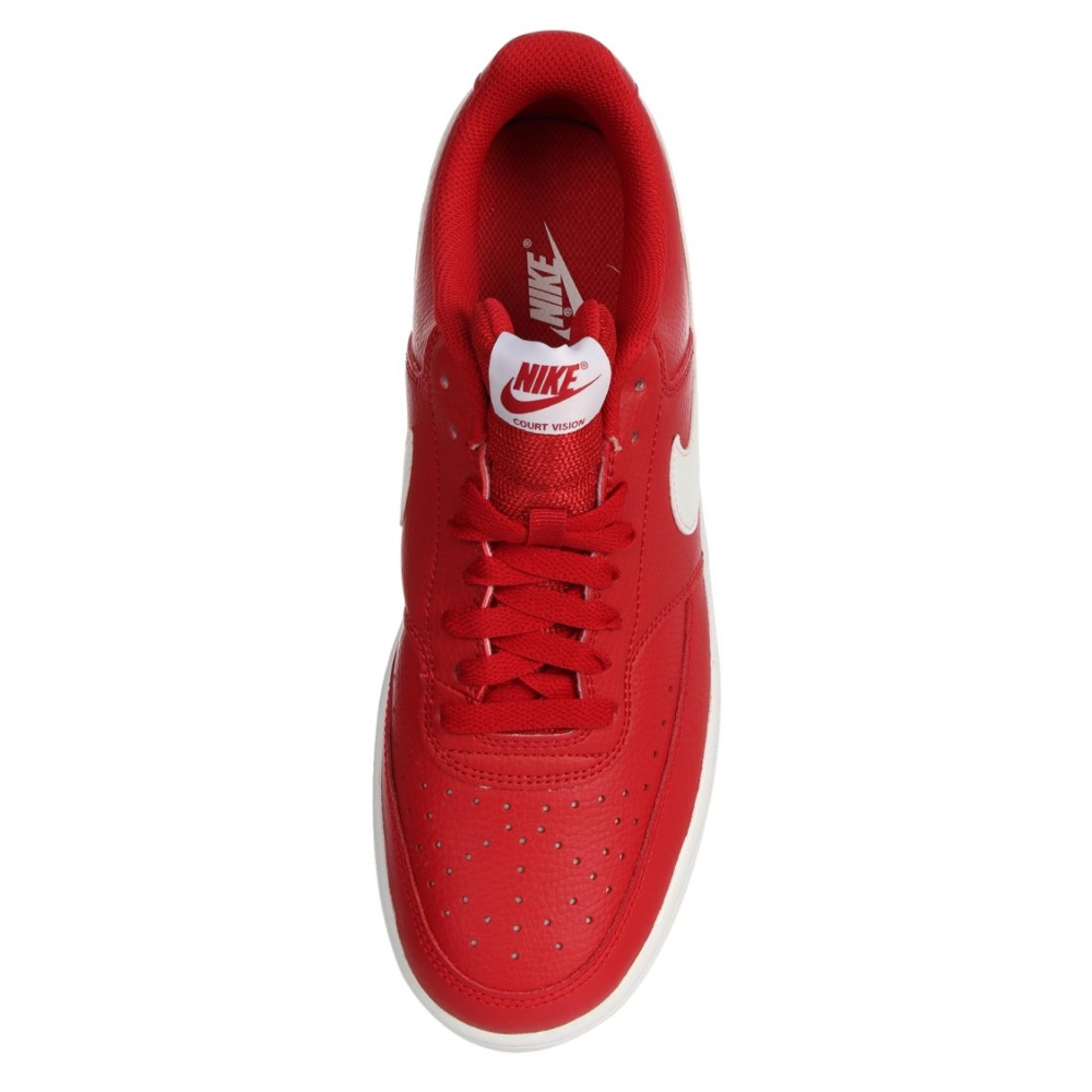 Tenis Casual Nike Court Vision Lo Rojo CD5463 600 Hombre