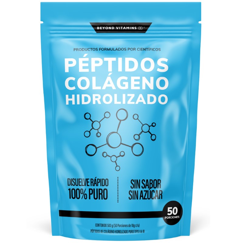 Suplemento Alimenticio Beyond Vitamins Péptidos de Colágeno Hidrolizado 500 gr
