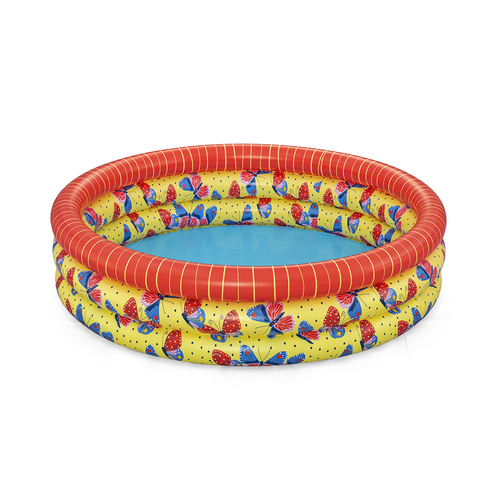Alberca Inflable Infantil Redonda Bestway Diseño Mariposas