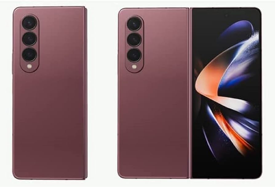 Celular Samsung Galaxy Z Fold 4 de 512GB (reacondicionado grado A)   Color Vino.