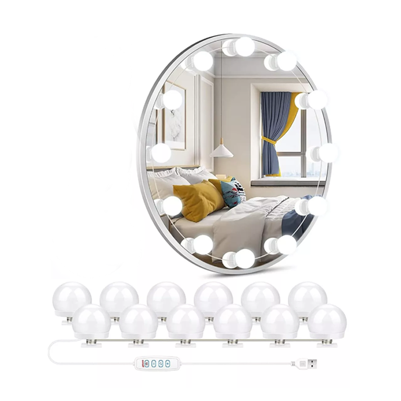 Focos Led Regulables Para Espejo De Tocador, 12 Piezas.