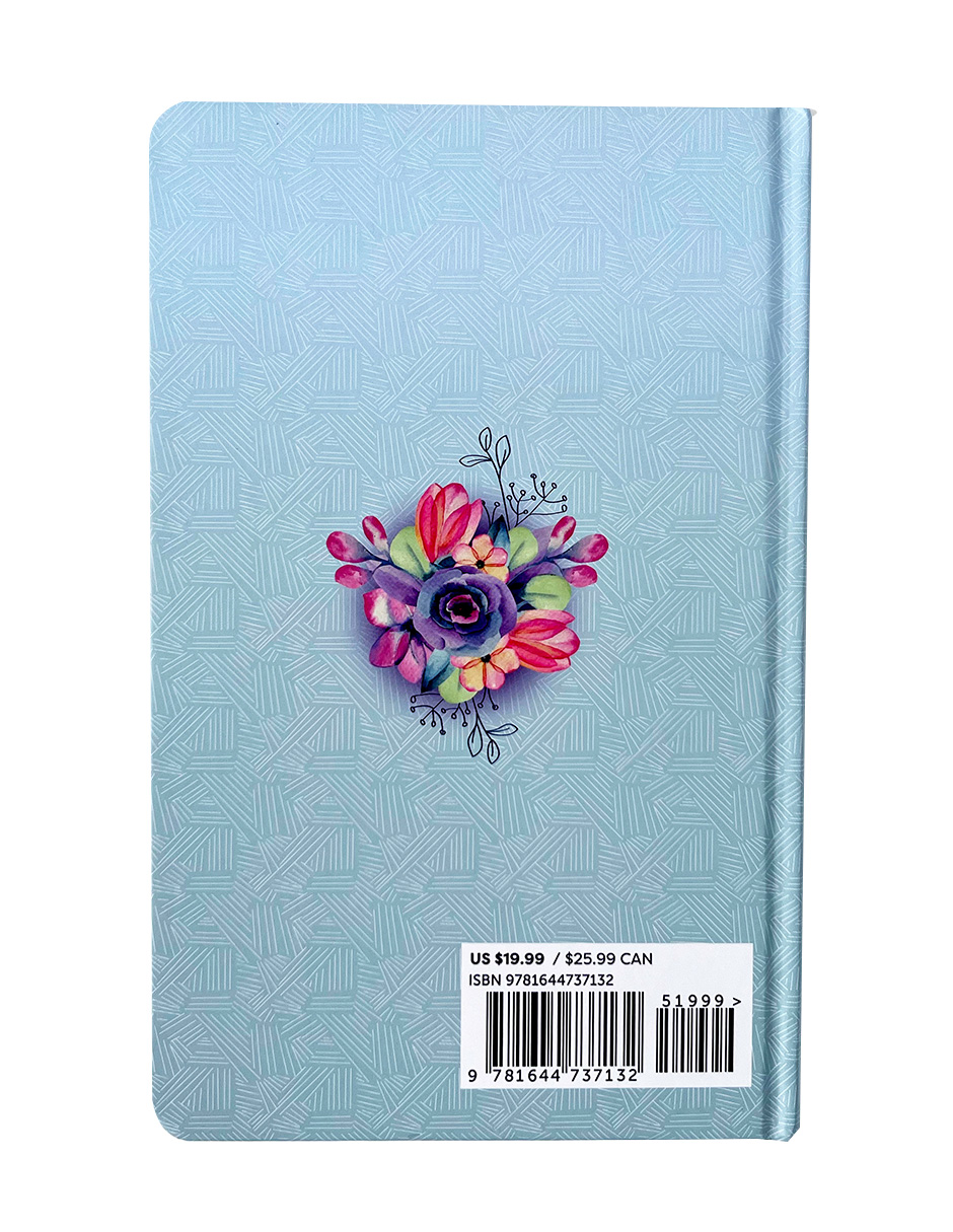 Biblia Reina Valera Color Azul con Flores