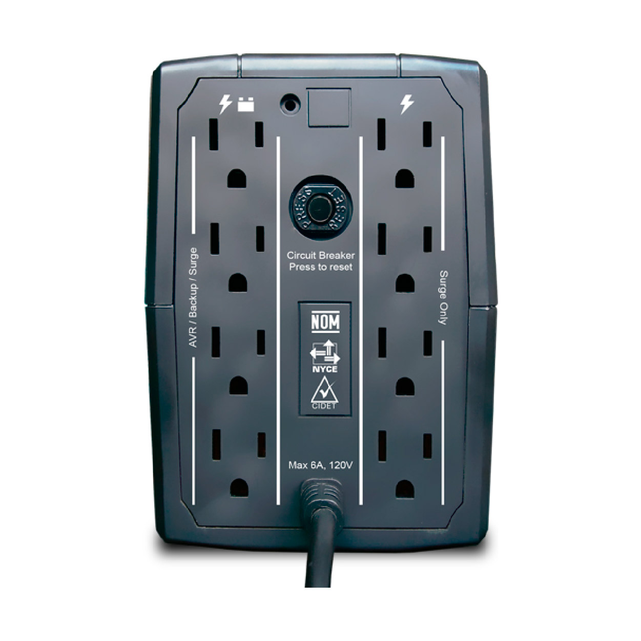 UPS CDP R-UPR508 500VA/ 250W 8 CONT 18 MIN