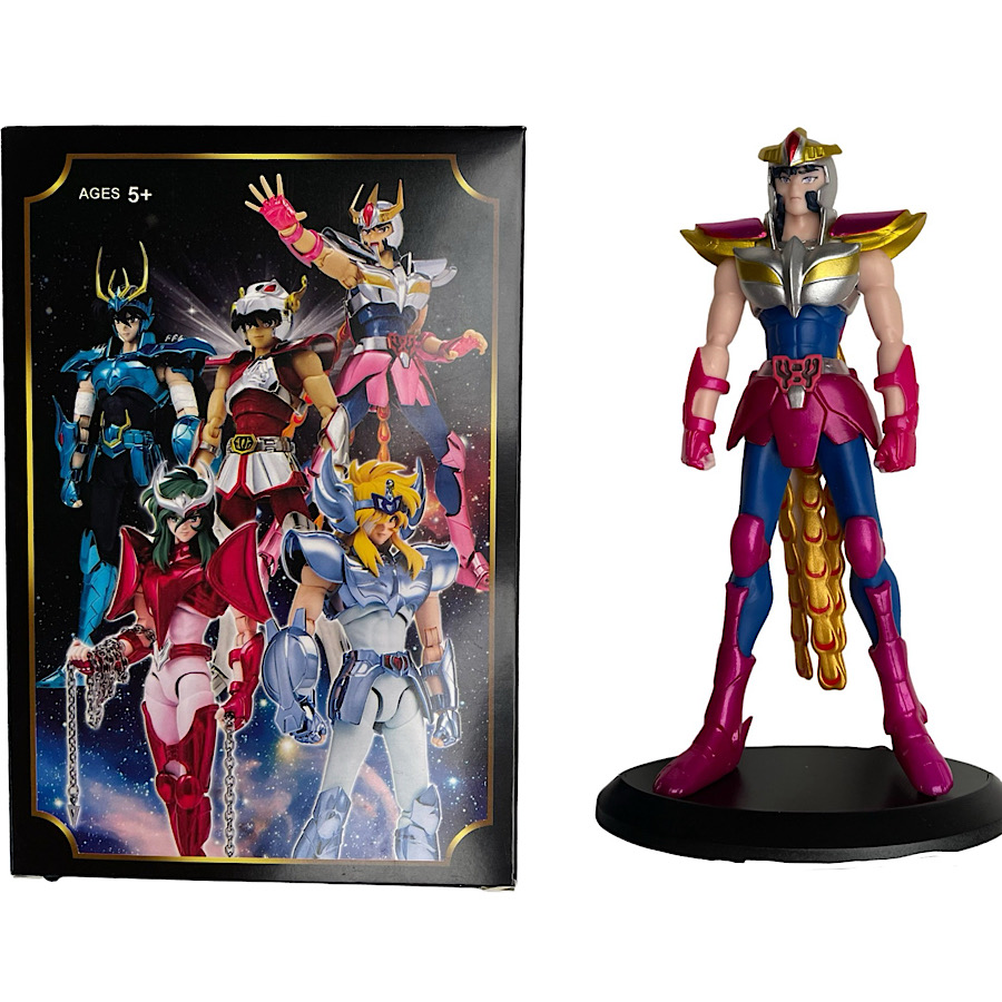 Figura Juguete Muñeco Ikki De Fenix Caballeros del Zodiaco 18 Cm Con Caja