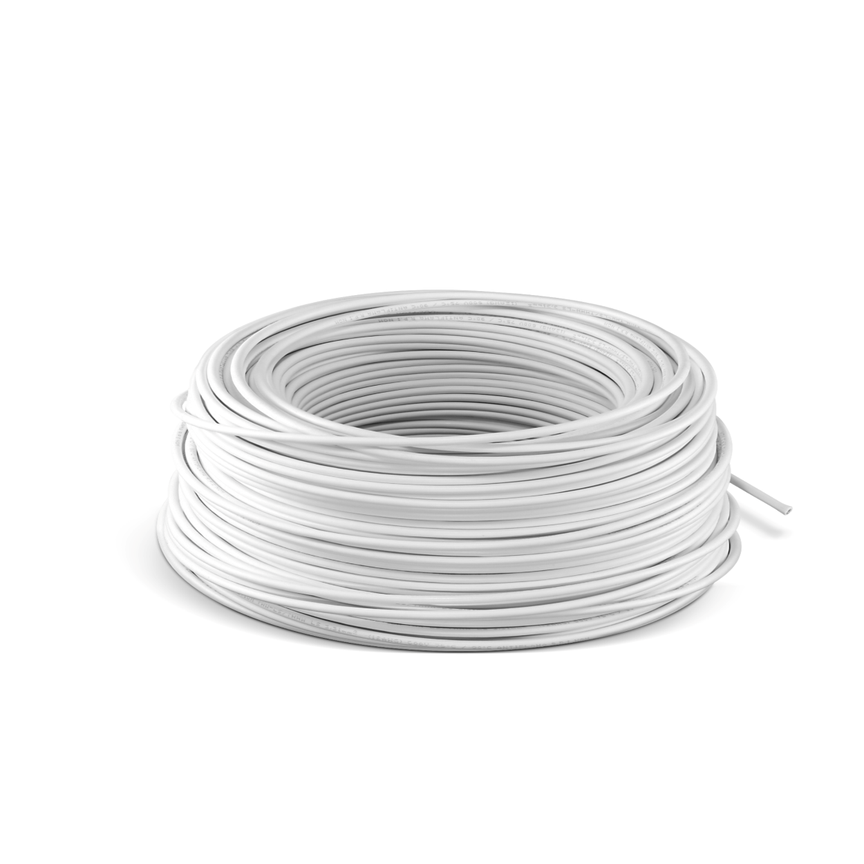 Cable Eléctrico Voltium Thw-ls / Thhw-ls, Calibre 8 Blanco 100% Cobre 100m