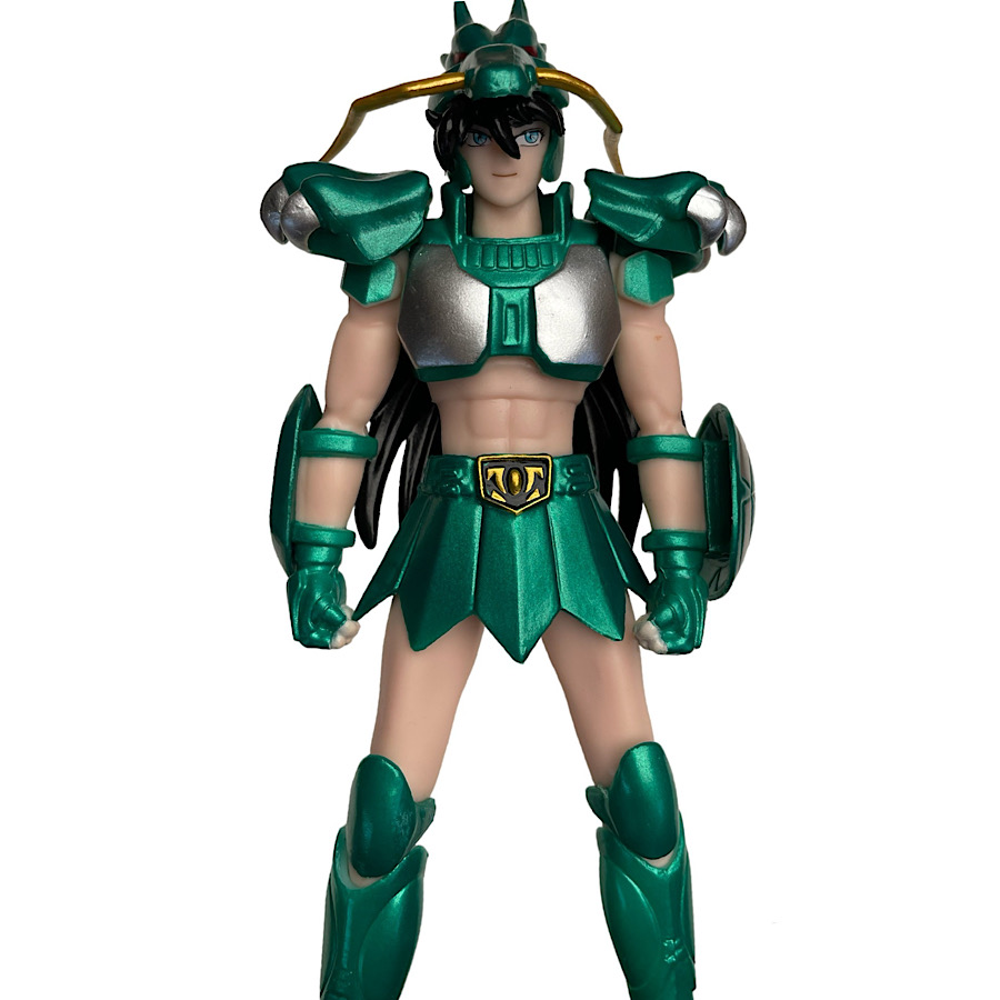 Figura Juguete Muñeco Shiryu De Dragon Caballeros del Zodiaco 18 Cm Con Caja