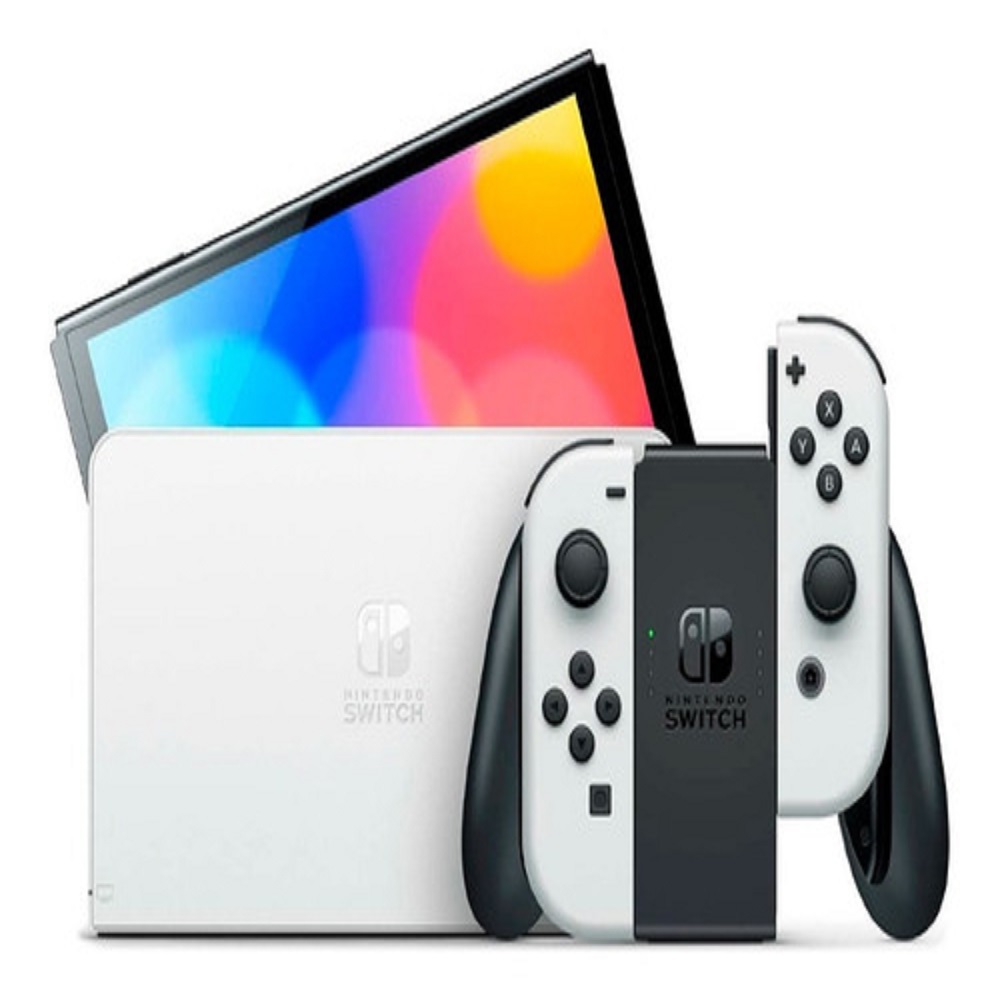 Nintendo Switch Oled 64gb Standard Color Blanco Y Negro