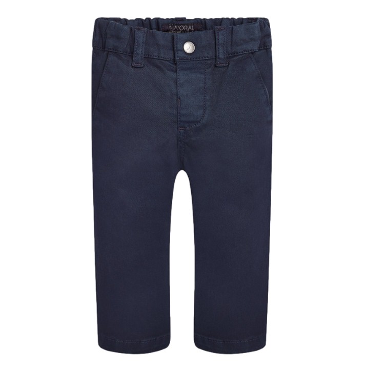 Pantalón Largo Chino Mayoral En Sarga Para Bebé Niño 52166