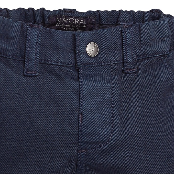 Pantalón Largo Chino Mayoral En Sarga Para Bebé Niño 52166