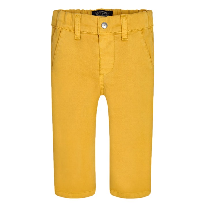 Pantalón Largo Chino Mayoral En Sarga Para Bebé Niño 52166