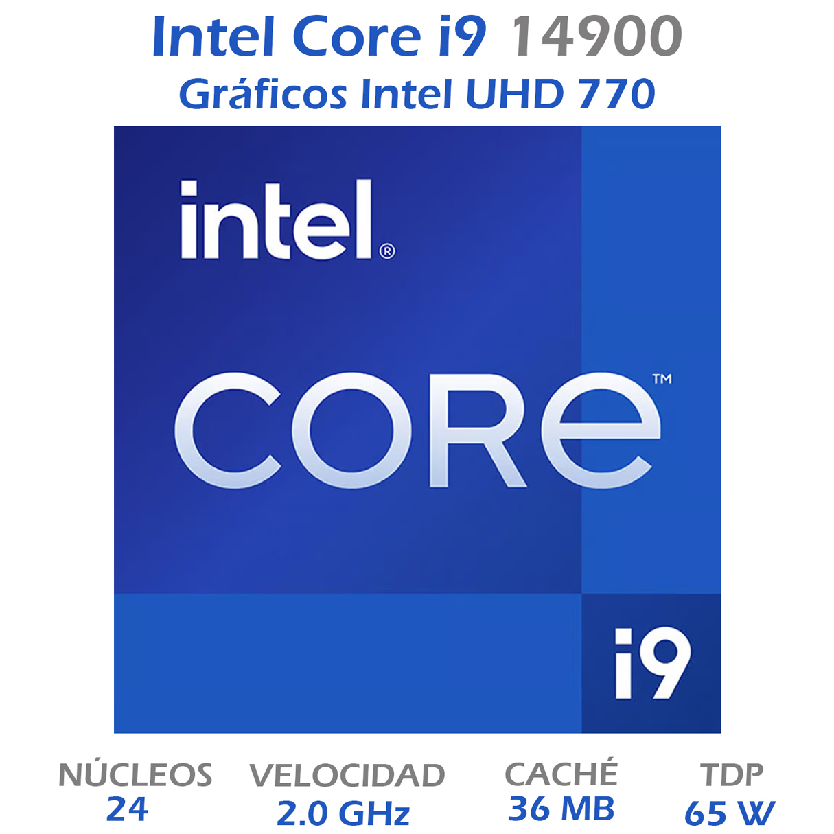 Procesador INTEL Core I9 14900 2.0 GHz 24 Core 1700 BX8071514900 