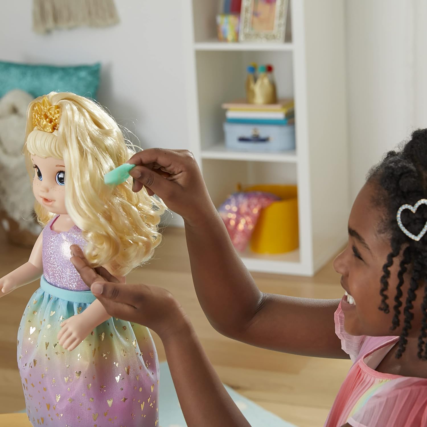 Baby Alive Princess Ellie Grows Up! Muñeca interactiva con Accesorios