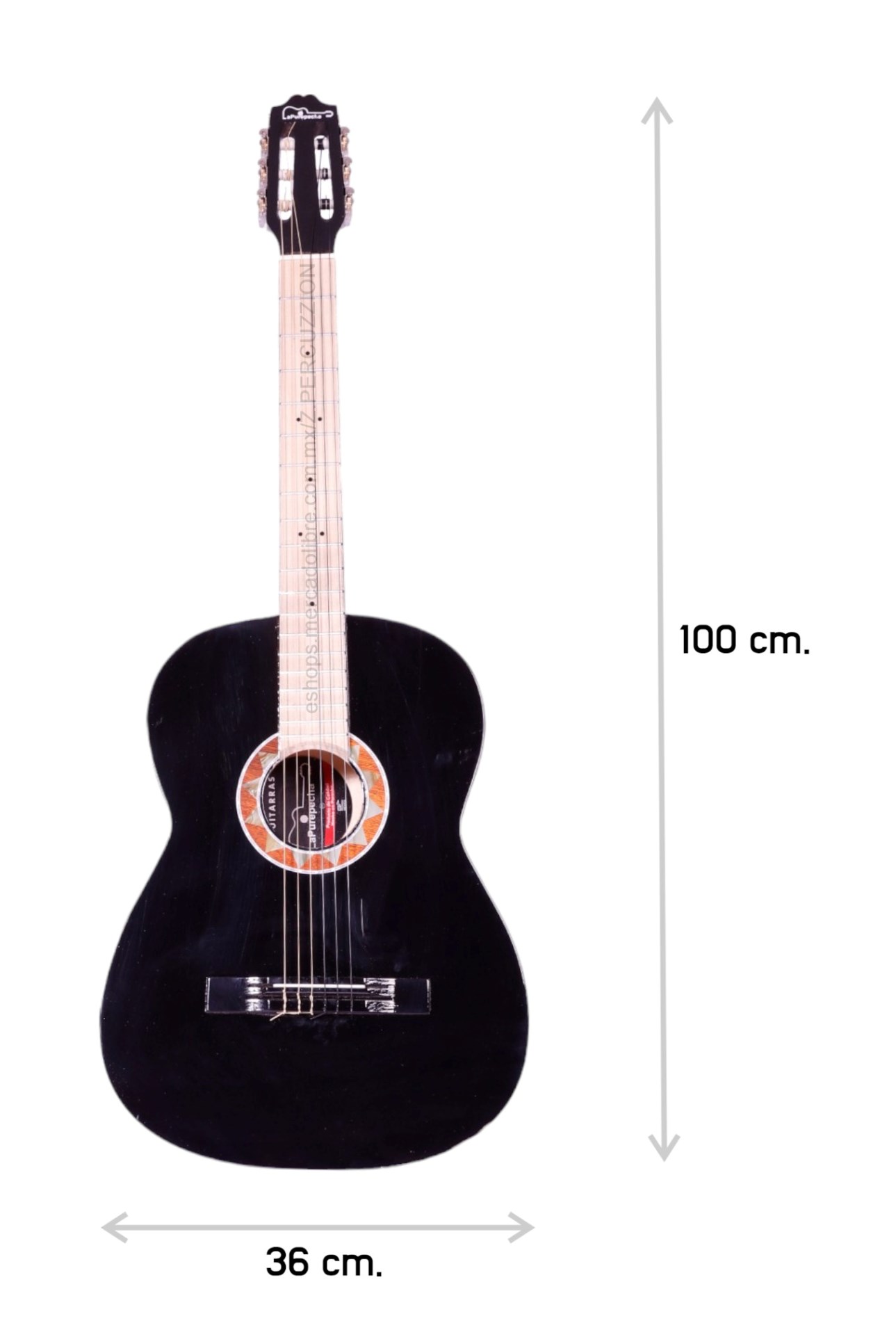 Guitarra - Clasica De Madera + Funda Y Accesorios