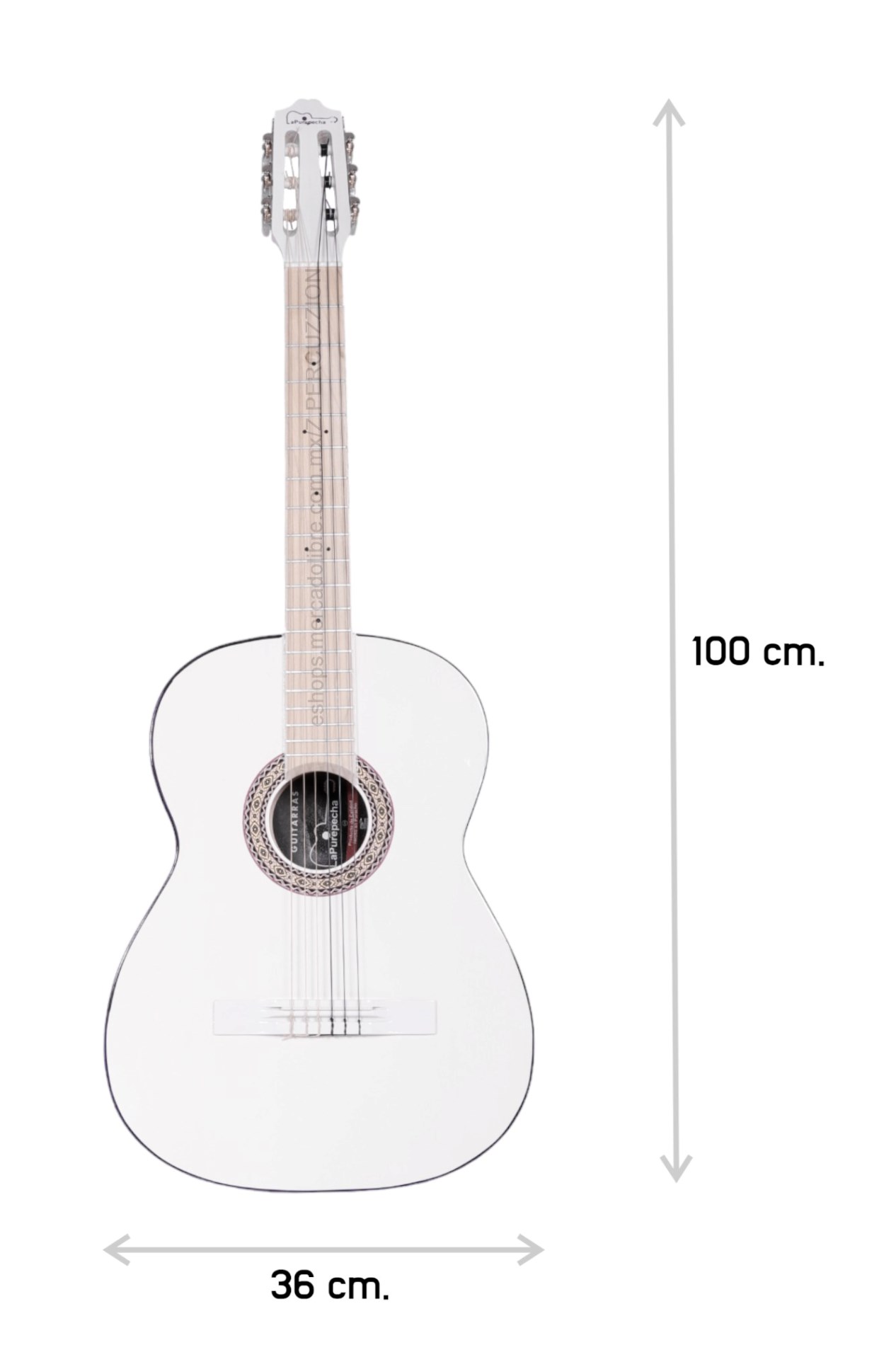 Guitarra - Clasica De Madera + Funda Y Accesorios