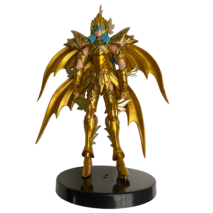 Figura Juguete Muñeco Piscis Con Casco Caballeros del Zodiaco Dorado Anime