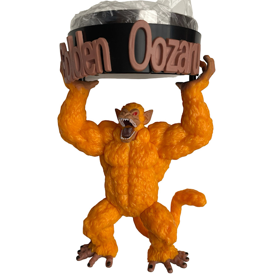 Figura Juguete Muñeco Cenicero Ozaru Golden Simio Saiyajin Dragon Ball Z