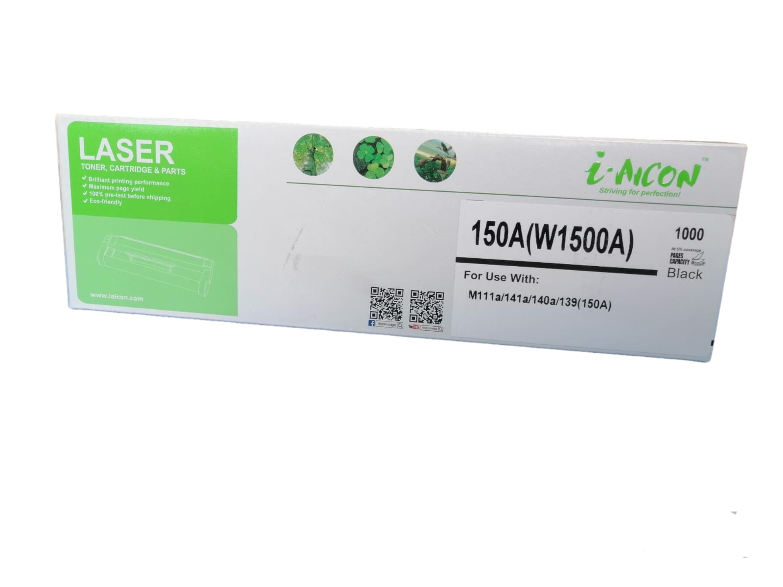 Cartucho tóner IAICON compatible para uso en W1500 A, 150 A, para uso en HP M111 A, M141 A, M140 A, M139 A