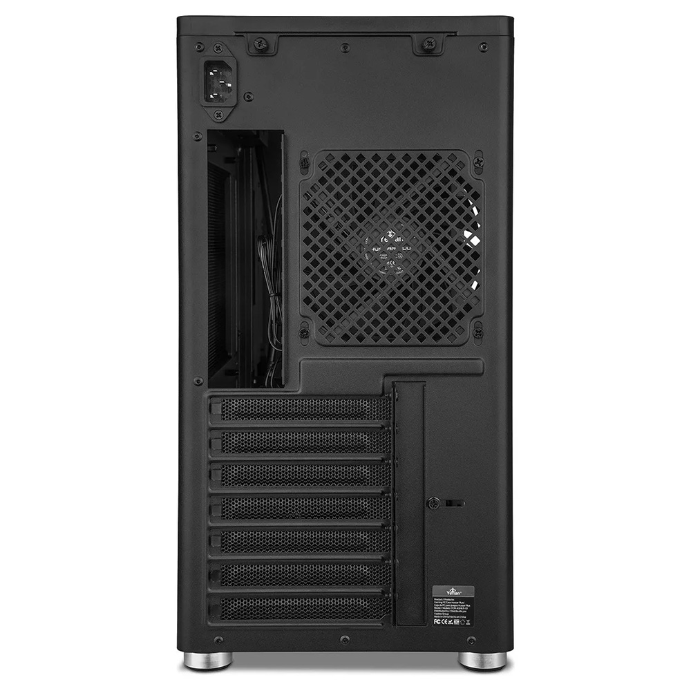 Gabinete Yeyian Hussar Plus ATX, Cristal Templado, sin Fuente, Negro