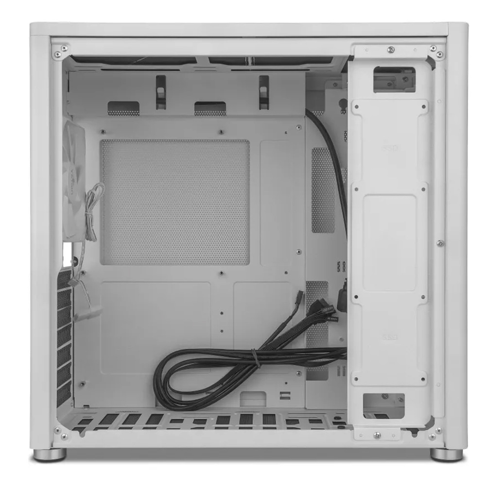 Gabinete Yeyian Hussar Plus ATX, Cristal Templado, sin Fuente, Blanco