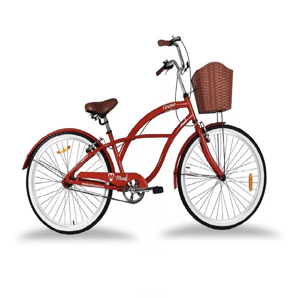 Bicicleta Urbana Aluminio Monk Crusier Rodada 26 