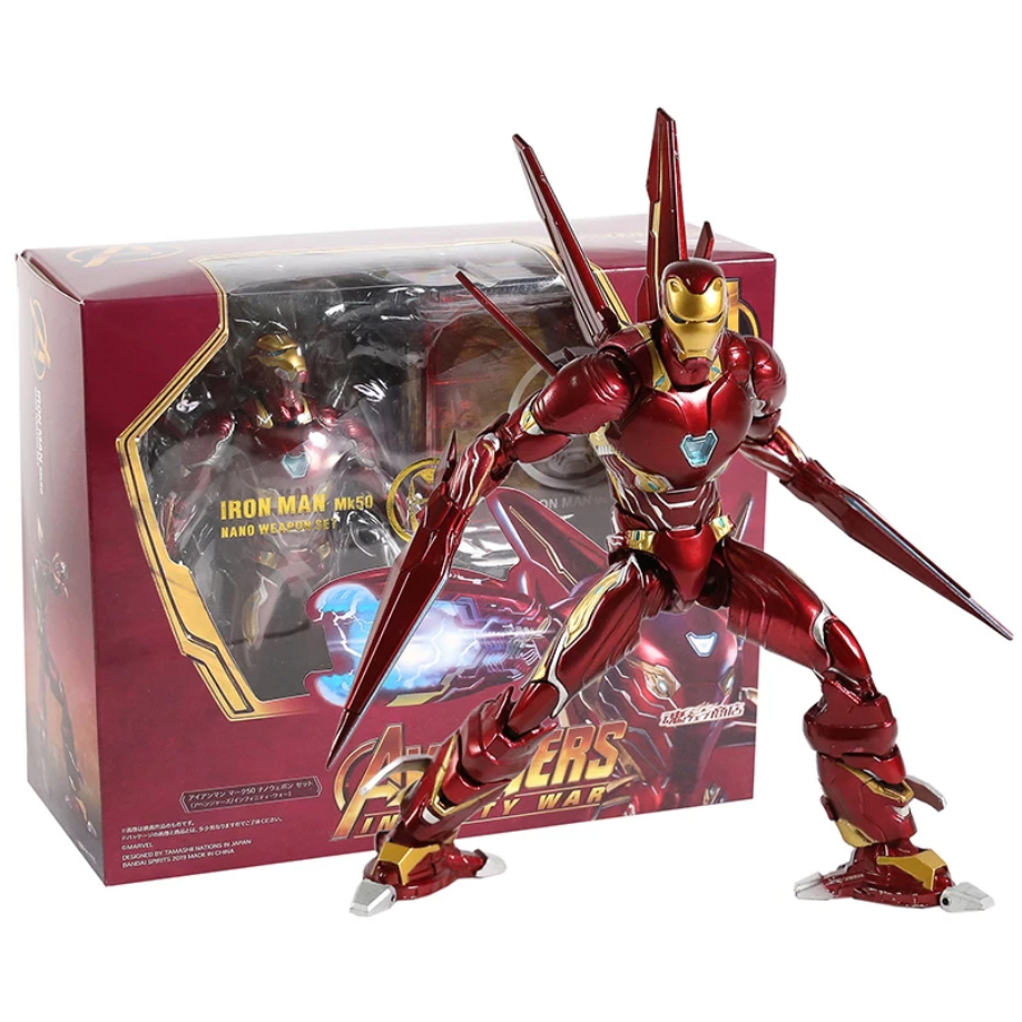 Iron Man Mark 50 Nano Infinity Wars Avengers Figura Ironman