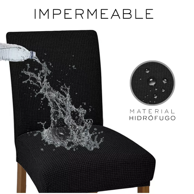 6 Pzs Fundas Protectoras Removibles Para Silla Comedor